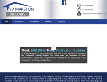 Tablet Screenshot of jvmarstonbuilders.co.uk